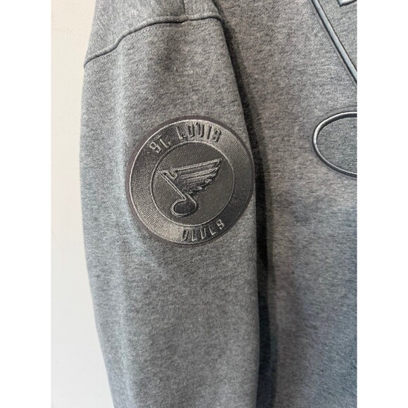 PRO STANDARD NHL ST LOUIS BLUES PREMIUM CREWNECK PULLOVER LARGE - Picture 2 of 7